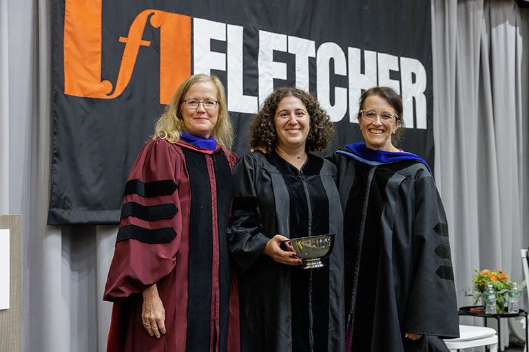 Fletcher faculty on stage